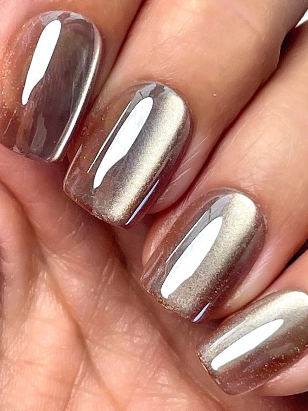 🚨New Release Red Aspen  Laken Acrylic Nail Dashes Short Squoval Cat Eye Glazed